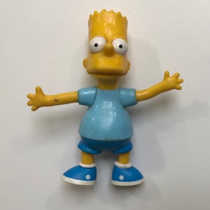 Vintage 1990 Jesco Bart Simpson Rubber Toy Figure