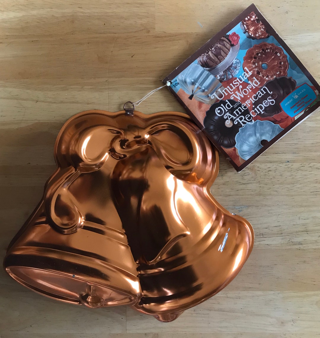 Vintage Nordic Ware Twin Parti Bell Mold/copper Anodized - Etsy
