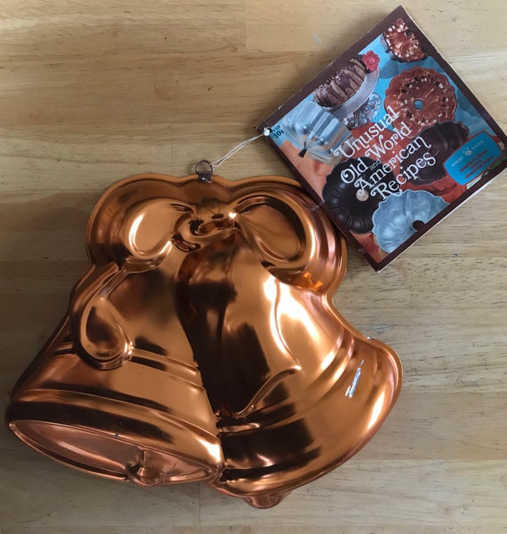 Vintage Nordic Ware Twin Parti Bell Mold/copper Anodized - Etsy
