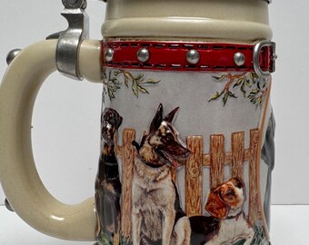 Budweiser Labrador Stein, Man's Best Friend Series - Etsy