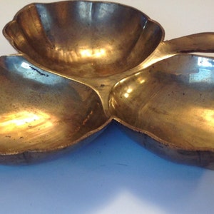 Vintage brass dish image 2