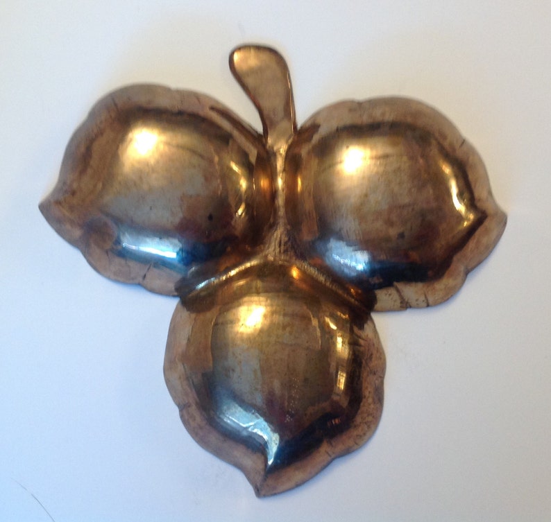 Vintage brass dish image 3