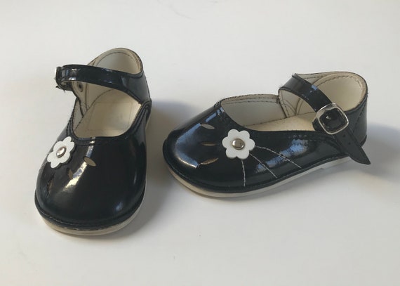 Vintage Black Baby Dress Shoes - Etsy Vintage Black Baby Dress Shoes - Etsy