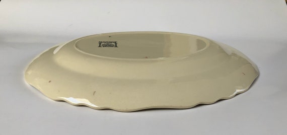 Vintage J&G Meakin England/sunshine Re561073/oval Floral Pattern