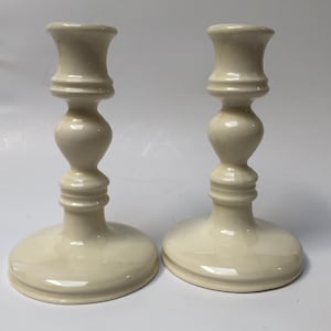 Vintage ceramic candle holders