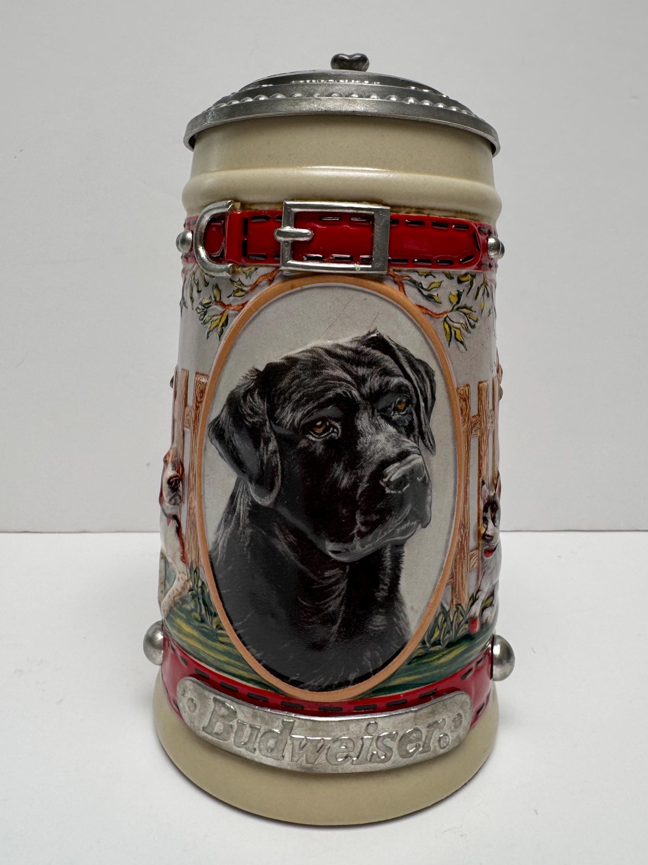 Budweiser Labrador Stein, Man's Best Friend Series - Etsy