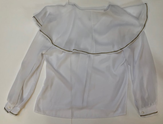Vintage unworn white blouse/size 10 Style Rite Bl… - image 6