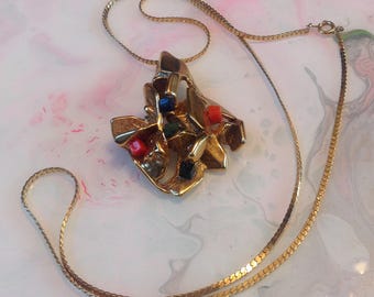 Vintage chunky Goldtone