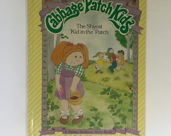 Vintage Cabbage patch kids/The shyest kid in the patch/A Parker brothers storybook