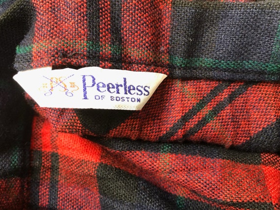 Vintage Peerless of Boston plaid wool skirt - image 2