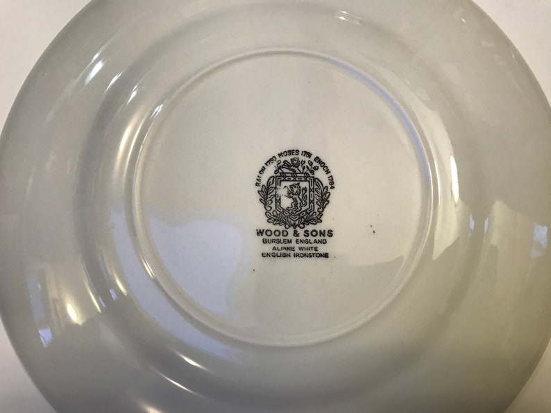 Canada collectors plateVintage Wood /& SonsEnglish Ironstone