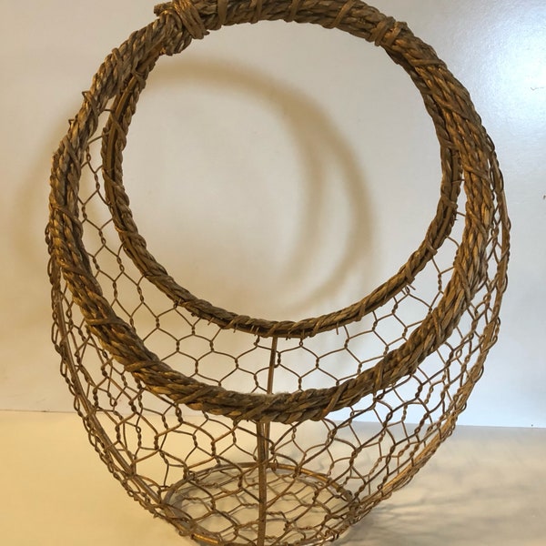 Twine Basket Etsy