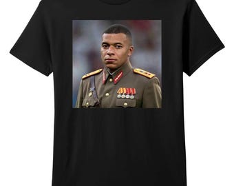 面白いミーム独裁者エムバペワールドカップサッカー面白いグラフィックTシャツ