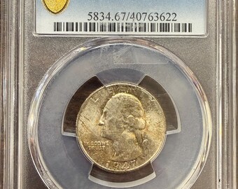 Collectors item! 90% silver quarter HIGH grade MS67