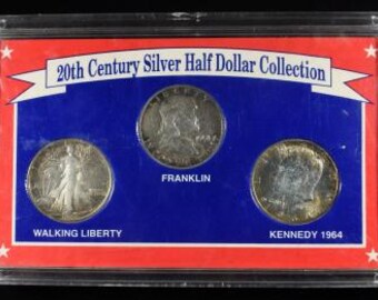 20th century silver half dollar collection