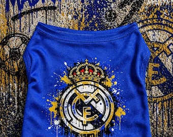 Madrid FC Soccer-Inspired Dog Shirts – Show Off Your Pup’s Team Spirit!