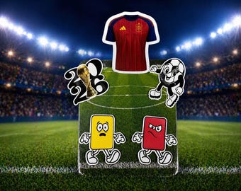 Spain World Cup Soccer STICKER PACK !