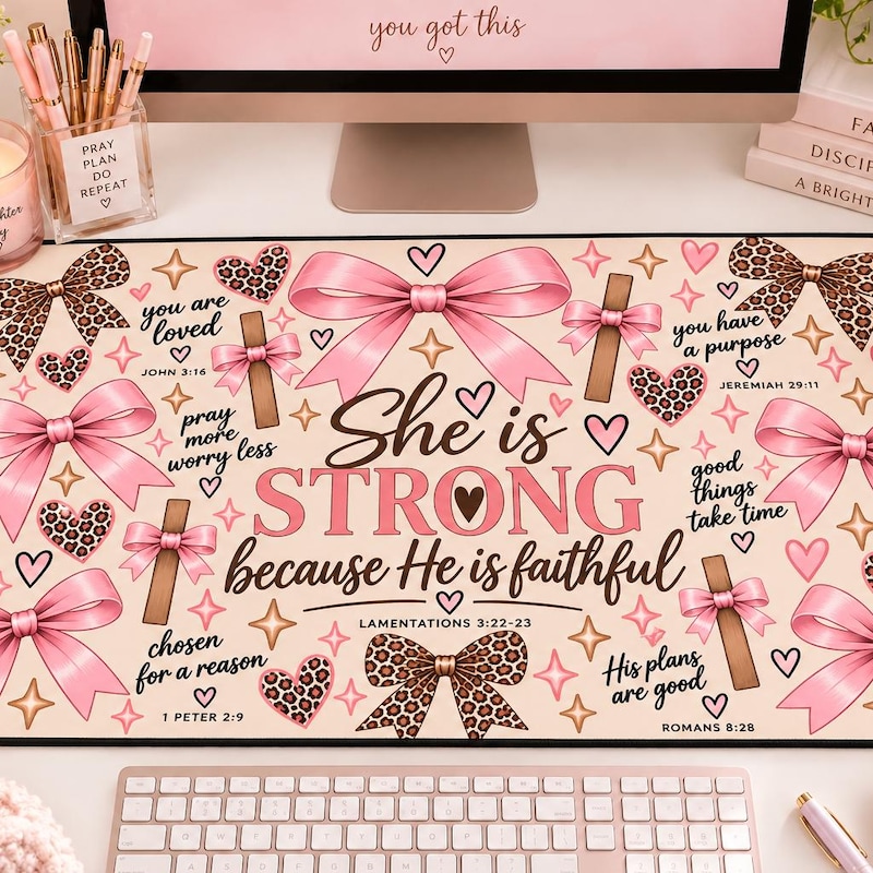 Bow Computer Mat - Etsy