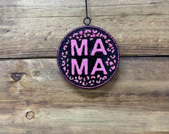 Handgemaakte Mama Freshie autoluchtverfrisser, geurkralen, bosbes, vanille