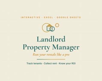 Landlord Rent Roll Spreadsheet | Tenant Payment Log Excel