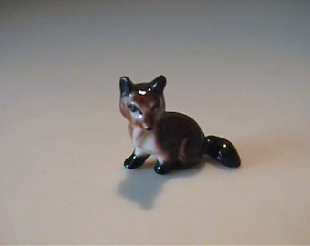Vintage 1960's miniature bone china fox