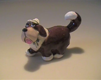 Vintage miniature 1957 Hagen Renaker Disneyland "Nana" the dog from Peter Pan