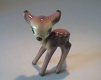 Vintage 1940's K Shaw American Pottery Bambi the deer - 4 1/4"