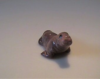 Vintage miniature Hagen Renaker baby walrus