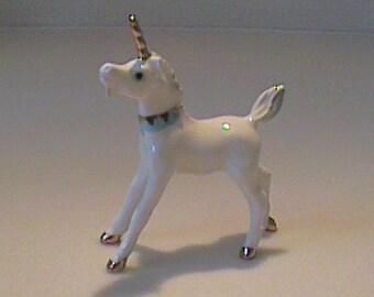 Vintage miniature Hagen Renaker standing unicorn