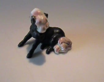 Josef Originals - Caballo tumbado en blanco y negro - Japón