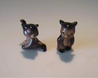 スキーベアー Hagen Renaker Rare Hagen Renaker Miniature Porcelain Bear Figurine - Product Details