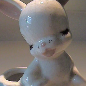 Vintage 1940's California Pottery De Lee White Bunny - Etsy Australia