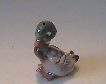 Vintage 1951 miniature Hagen Renaker papa Mallard duck