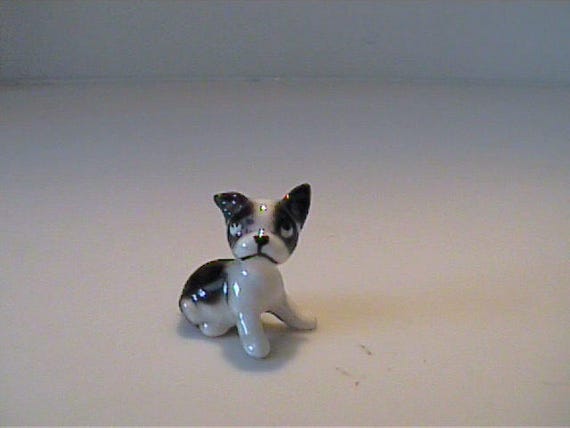 Hagen Renaker Boston Terrier Dog Puppy