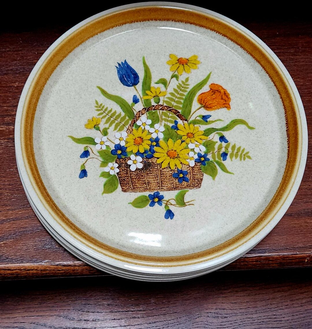 イマンマリアージュGardenガーデンプレート Mikasa Stone Manor Garden Bouquet Dinner Plates, Salad Plates, 9