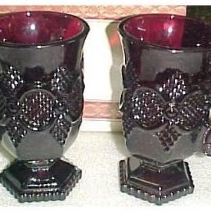 Avon Cape Cod Ruby Red Dishes - Plates, Mugs, Bowls, Serving Pieces Sold Separately