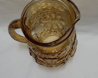 アンカーホッキング アンバー レインフラワー ピッチャー - Etsy 日本