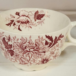 Taylor, Smith & Taylor Röd Center Bouquet Platt Kopp, Girlangformad, Bra Skick, Sju Finns