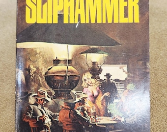 Sliphammer by Brian Garfield "Bring Back Wyatt Earp Dead or Alive"  First Edition, 1970 Pulp Fiction unread with minor shelf wear