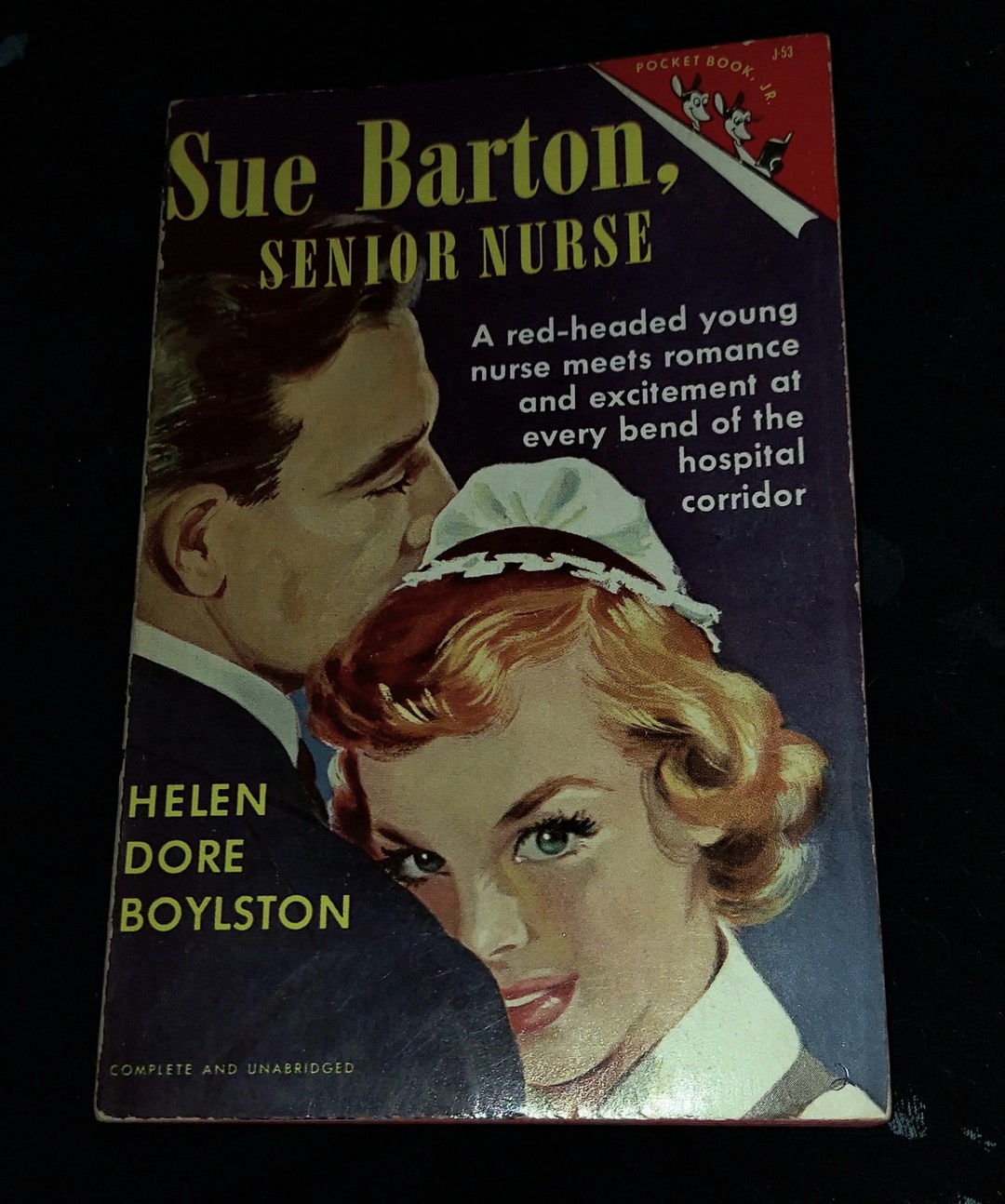 Sue Barton, Senior Nurse by Helen Dore Boylston 1950 Pocket Books Jr