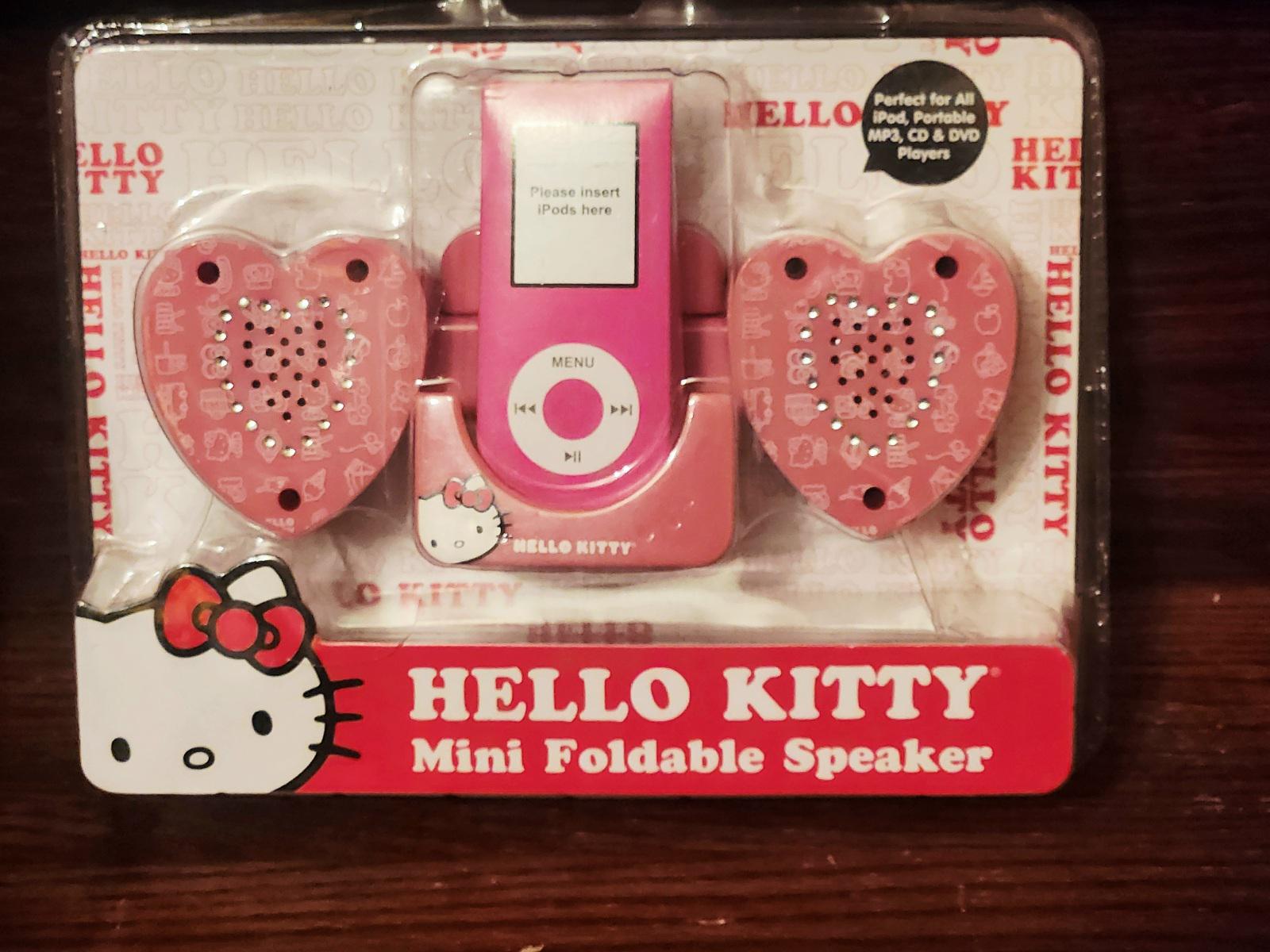 Hello Kitty Portable Speakers by Sanrio for Ipod, MP3, CD or DVD