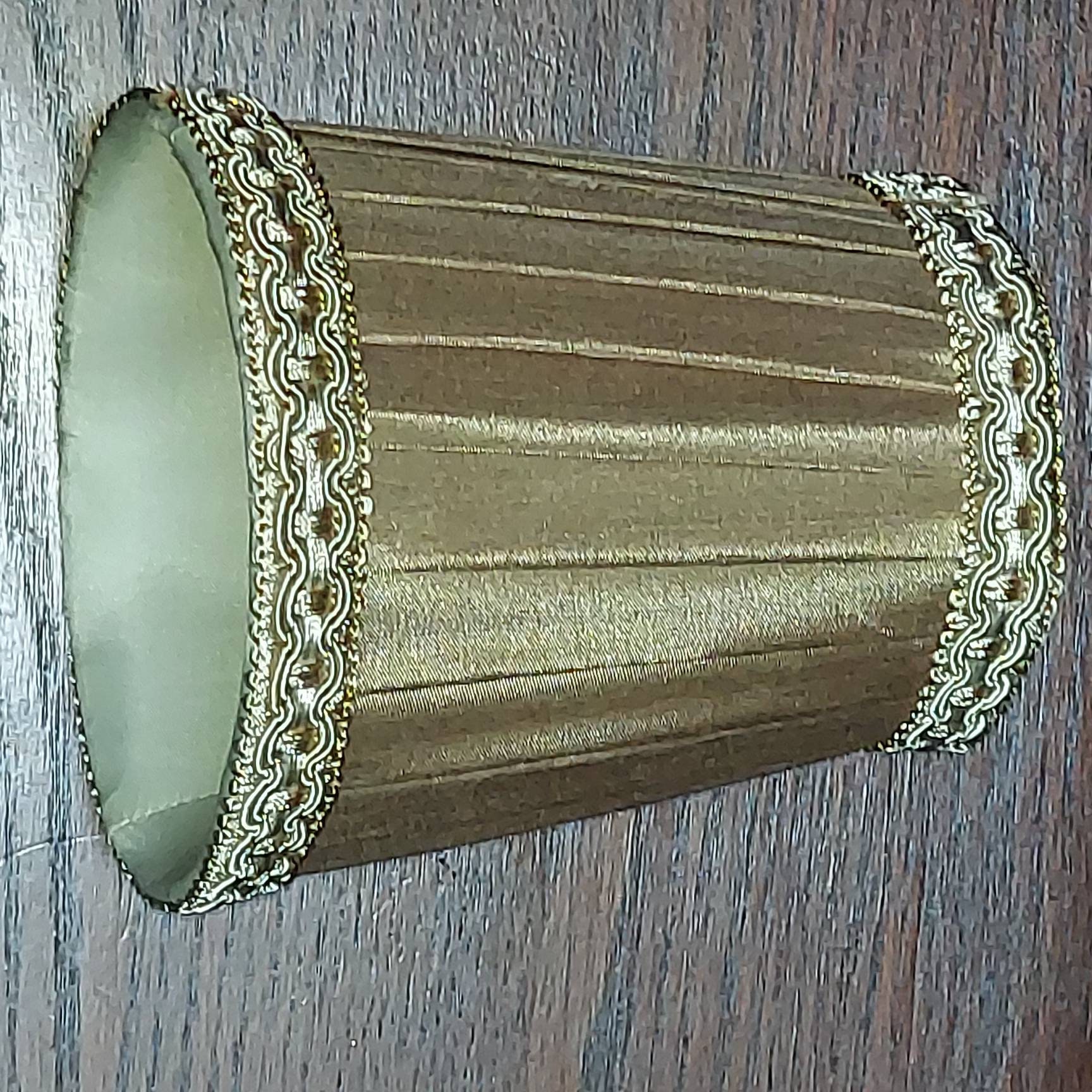 Pair Vintage Satin Sconce or Chandelier Shades Elegant Antique Etsy