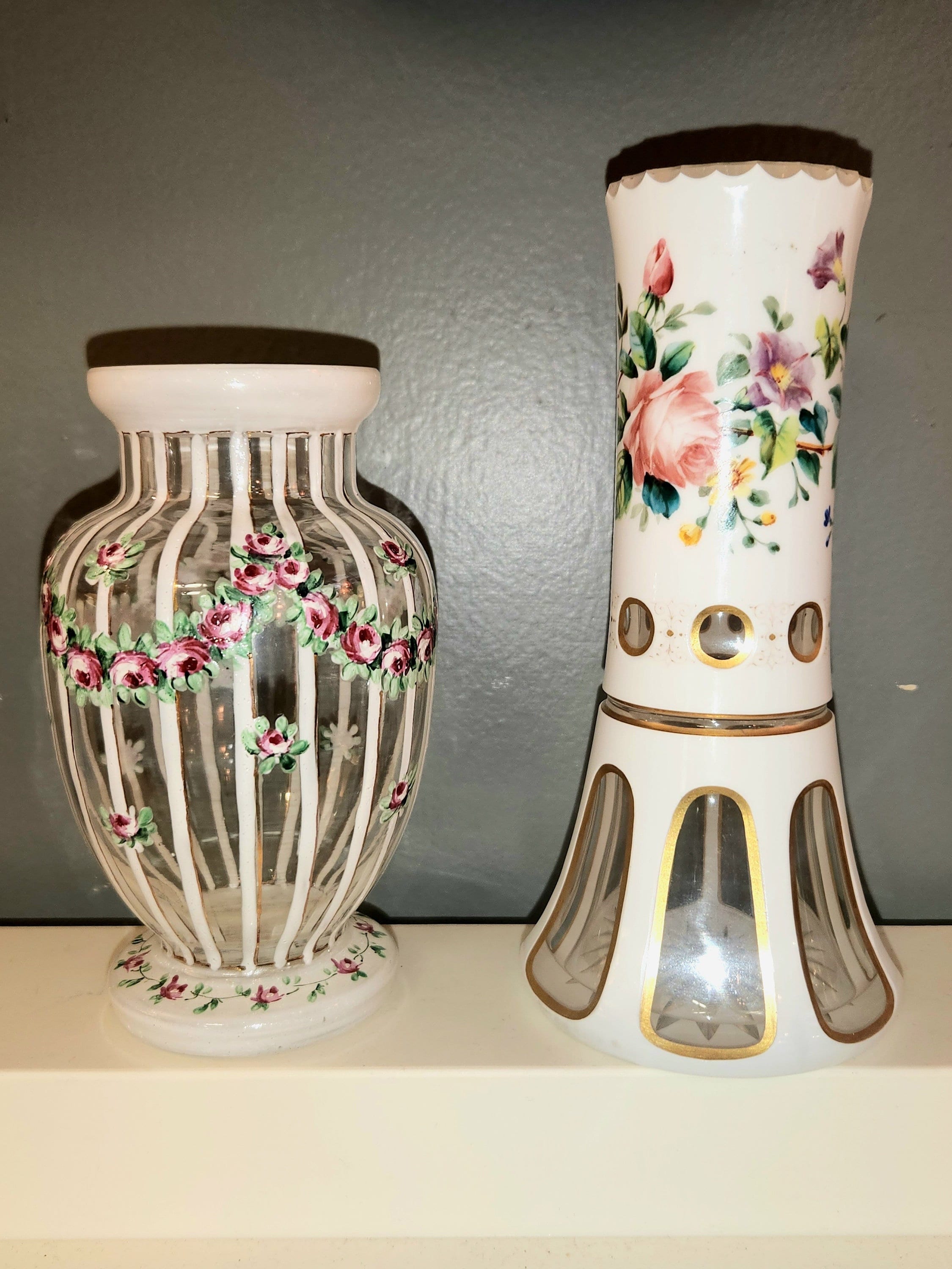 Antique moser vase - Etsy 日本