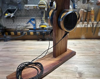 Supporti per cuffie in palissandro