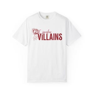 I Prefer Villains T-Shirt | Dark Romance Book Lover Comfort Colors Tee image 5