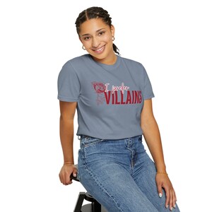 I Prefer Villains T-Shirt | Dark Romance Book Lover Comfort Colors Tee image 3