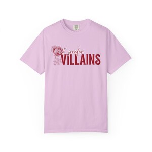 I Prefer Villains T-Shirt | Dark Romance Book Lover Comfort Colors Tee image 13