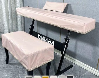 88-Key Digital Piano Cover, Anti-Scratch Fleece Lined Keyboard Drape, Yamaha P-Series KBP-Series Fit
