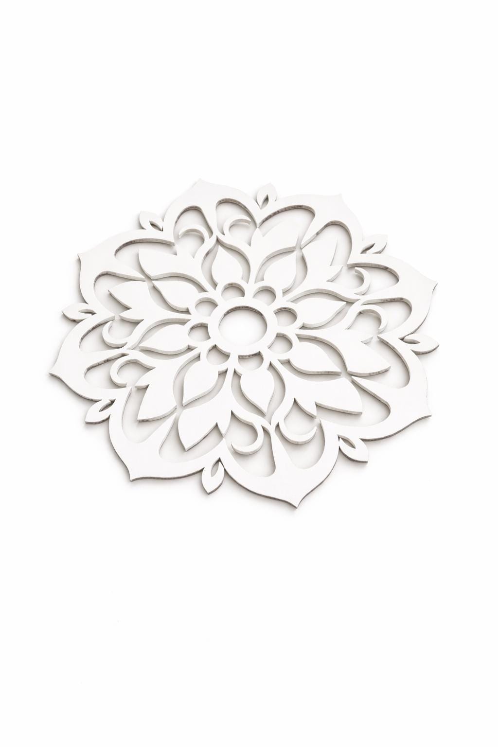 Floral Mandala Wall Art Set | 3D Printed Boho Decor (set of 2) - Etsy