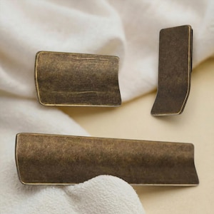 Antique Brass Cabinet Handles 32mm 64mm 160mm Modern Minimalist Drawer Pulls Vintage